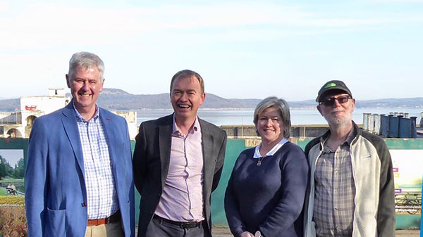 Tim Farron meets with Save Grange Lido